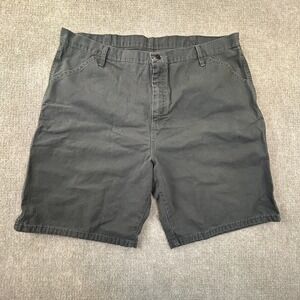 Rustler Carpenter Shorts Mens 42 Gray Cotton Workwear Hammer Loop Utility Pocket